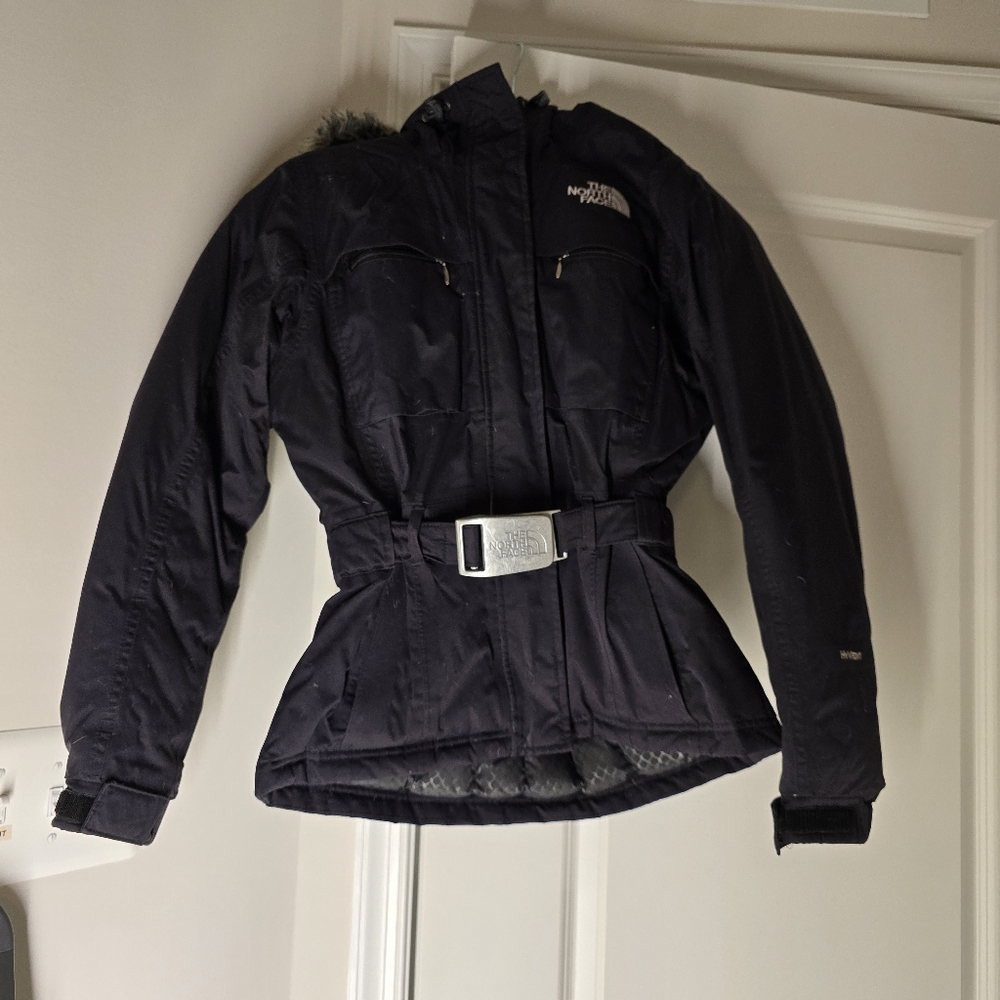 North Face Hyvent Jacket XS With Belt